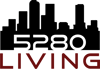 5280 Living Logo CMYK - Burgundy and Black V3 Opposite